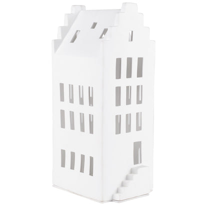 PHOTOPHORE EN PORCELAINE - IMMEUBLE A PIGNONS - RADER DESIGN STORIES