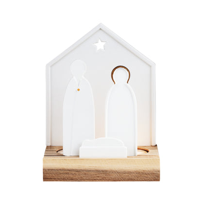 PHOTOPHORE EN PORCELAINE - NATIVITE - RADER DESIGN STORIES