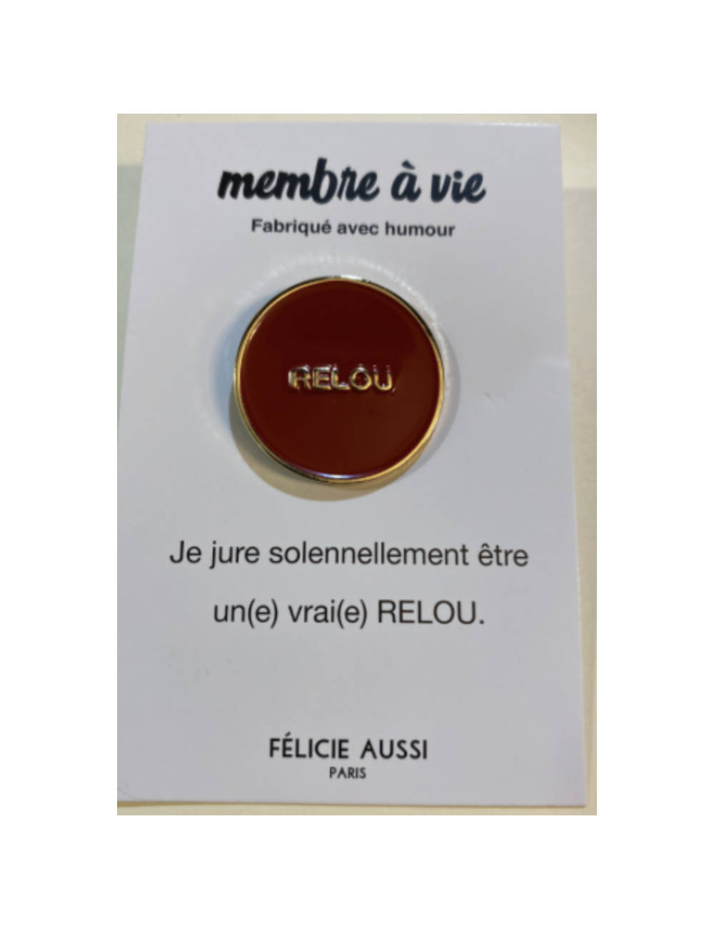 PIN'S - FELICIE AUSSI PARIS