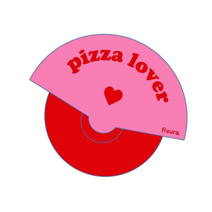 PIZZA CUTTER " PIZZA LOVER  " - FISURA