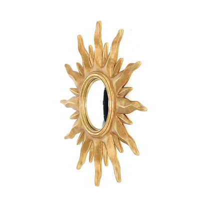 MIROIR SOLEIL OEIL DE SORCIERE DORE 31cm - OPJET PARIS