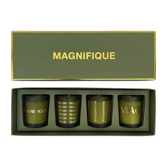 COFFRET DE 4 BOUGIES - MAGNIFIQUE - OPJET PARIS
