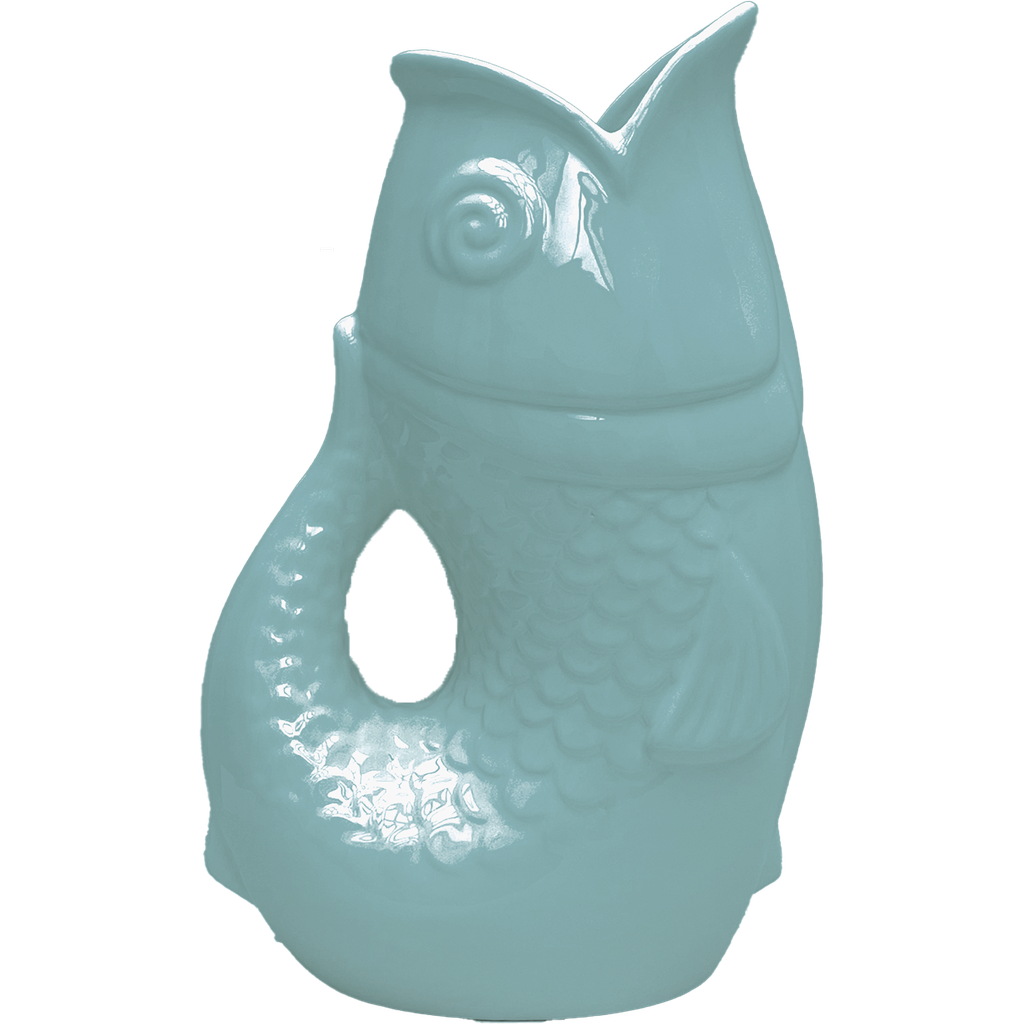 VASE POISSON XXL BLEU GIVRE - OPJET PARIS