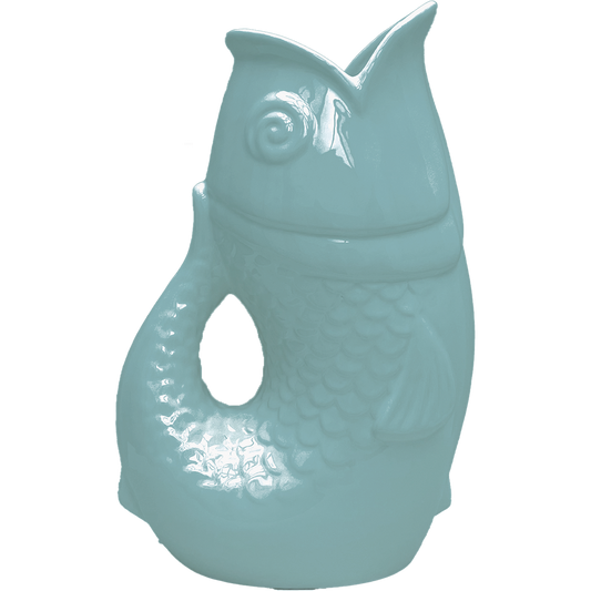 VASE POISSON XXL BLEU GIVRE - OPJET PARIS