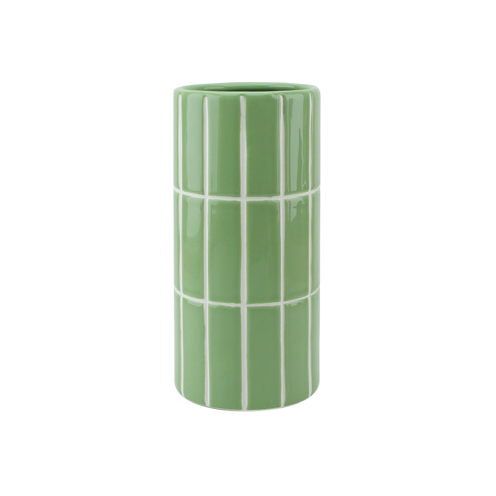VASE CARRELAGE MATCHA 23cm - OPJET PARIS