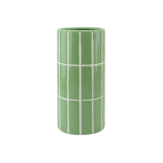 VASE CARRELAGE MATCHA 23cm - OPJET PARIS