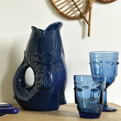 VASE PICHET POISSON BLEU - OPJET PARIS