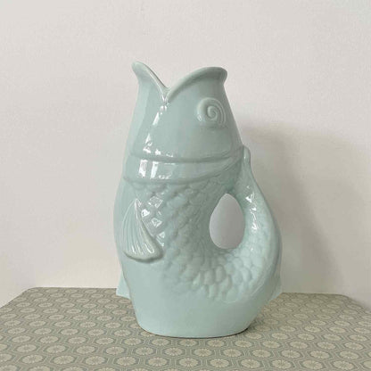 VASE PICHET POISSON BLEU GIVRE - OPJET PARIS