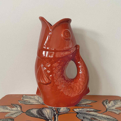 VASE PICHET POISSON TERRACOTTA - OPJET PARIS