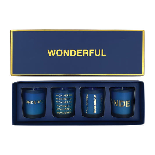 COFFRET DE 4 BOUGIES - WONDERFUL - OPJET PARIS