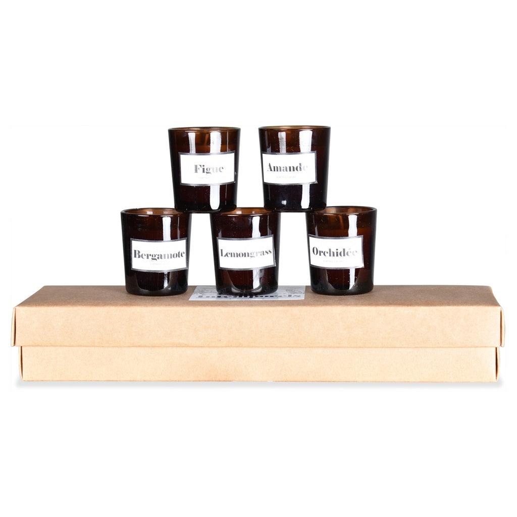 COFFRET DE 5 BOUGIES - INTEMPORELS - OPJET PARIS