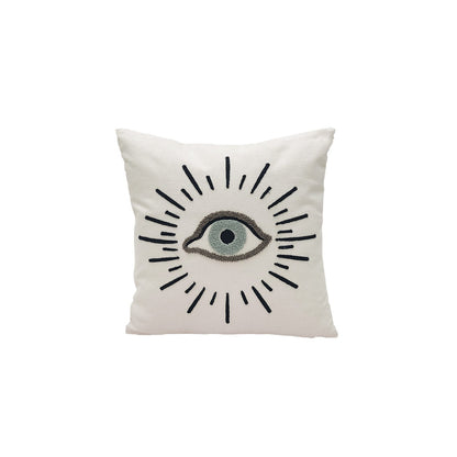 COUSSIN 40x40cm "OEIL BLEU" - OPJET PARIS