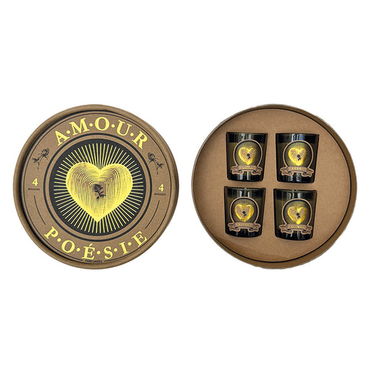 COFFRET DE 4 BOUGIES "AMOUR" - OPJET PARIS