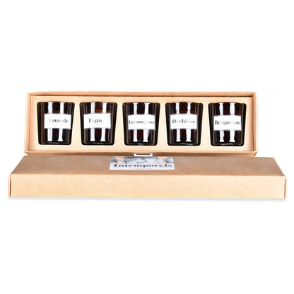 COFFRET DE 5 BOUGIES - INTEMPORELS - OPJET PARIS