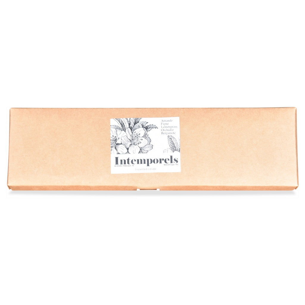 COFFRET DE 5 BOUGIES - INTEMPORELS - OPJET PARIS
