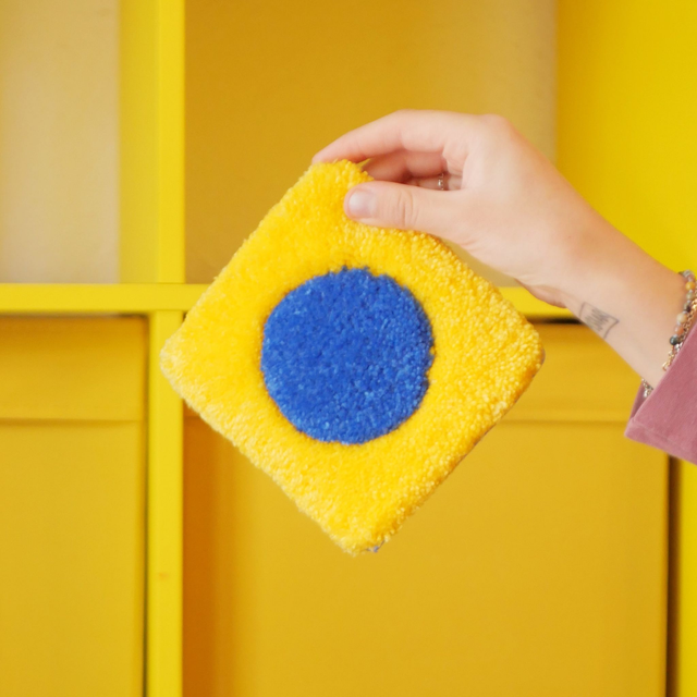 MINI-TAPIS TUFTE A LA MAIN