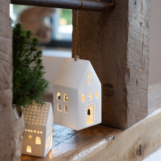 PHOTOPHORE EN PORCELAINE A SUSPENDRE - GRANDE MAISON - RADER DESIGN STORIES