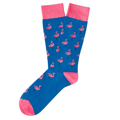 CHAUSSETTES - FLAMINGO - BLEU&ROSE - JIMMY LION