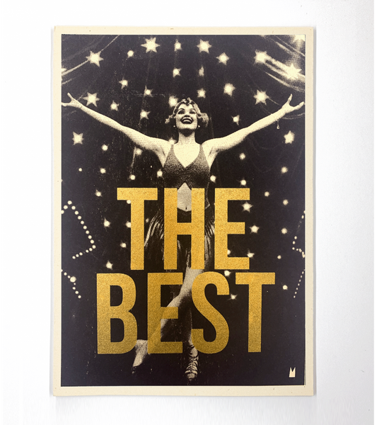 AFFICHE CARTONNEE THE BEST  - KENCRE