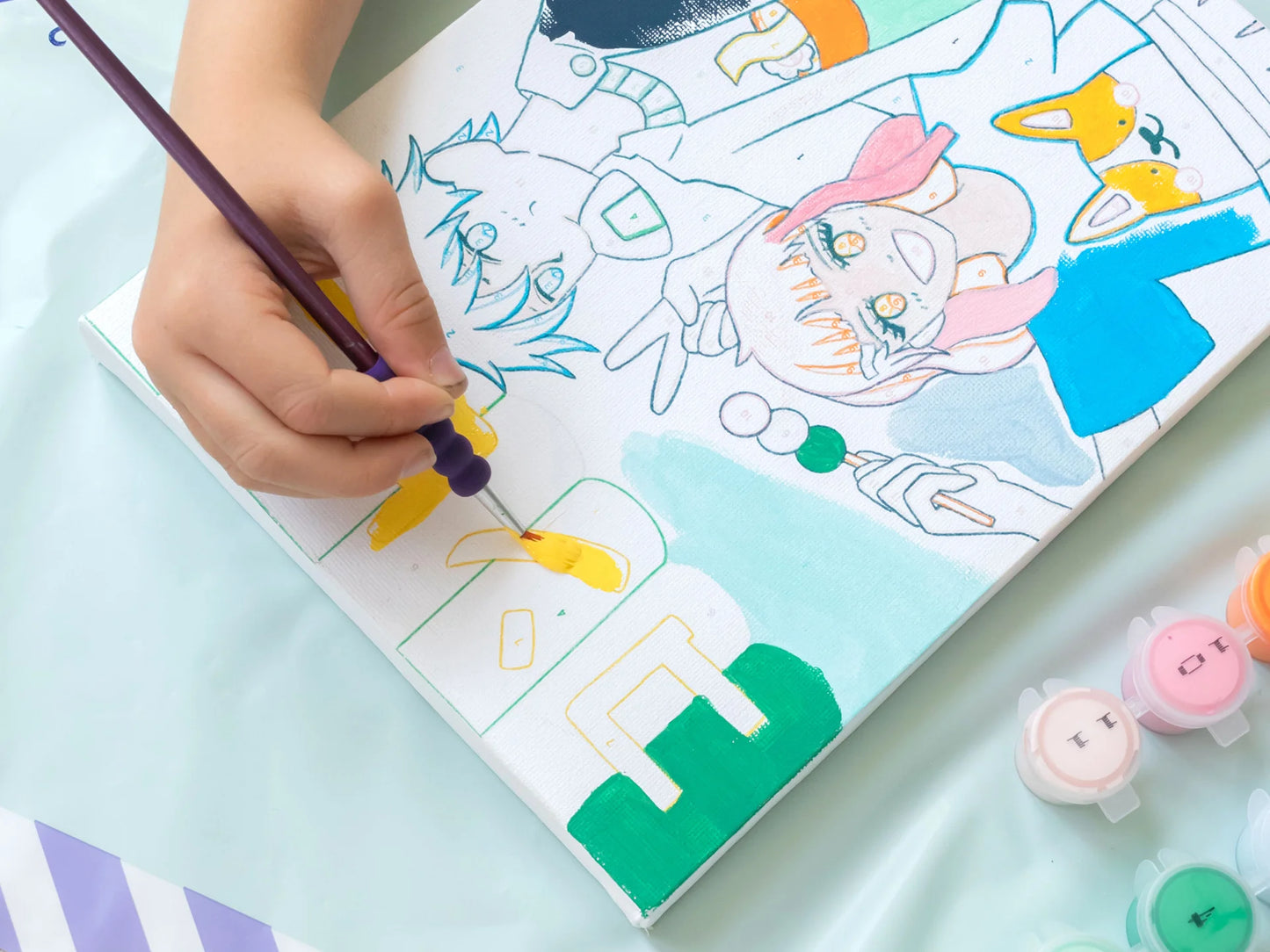 PEINTURE AU NUMERO - KIDS - KONBINI