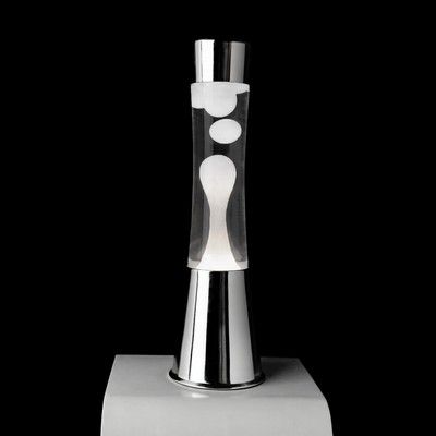 LAMPE À LAVE LED RGB CHROME - FISURA