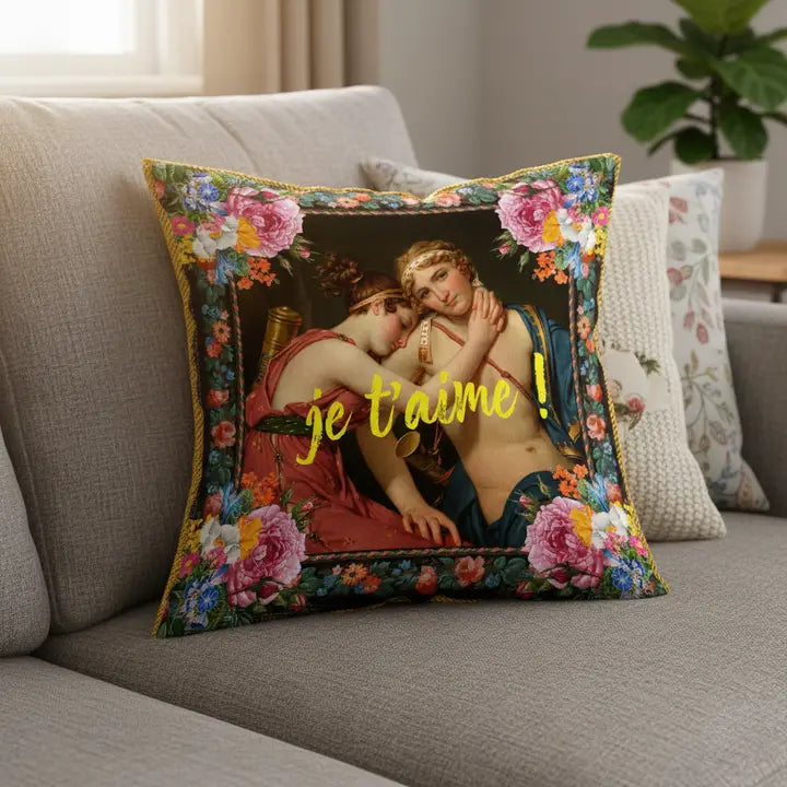 COUSSIN 50x50cm - DECLARATION - MOUCHKINE
