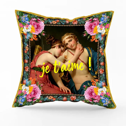 COUSSIN 50x50cm - DECLARATION - MOUCHKINE