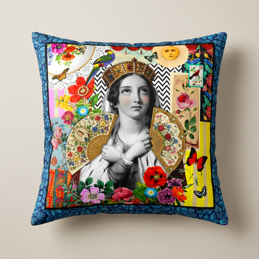 COUSSIN 40x40cm  - ARLESIENNE  - MOUCHKINE