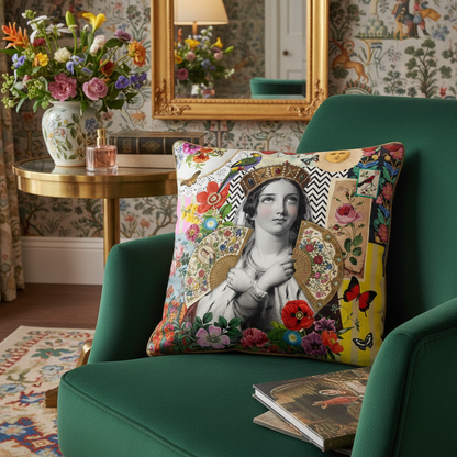 COUSSIN 40x40cm  - ARLESIENNE  - MOUCHKINE