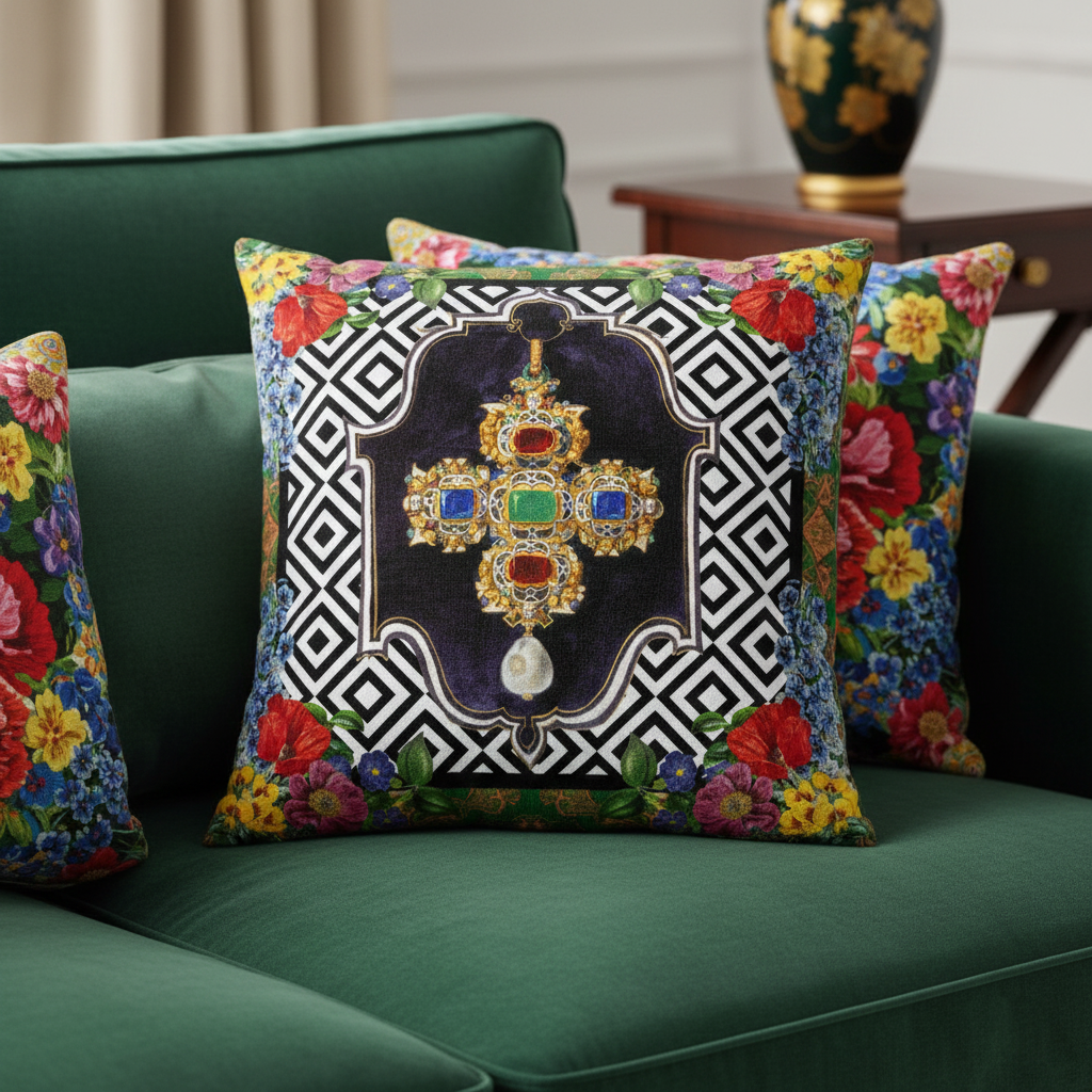 COUSSIN 40x40cm  - BYZANCE - MOUCHKINE