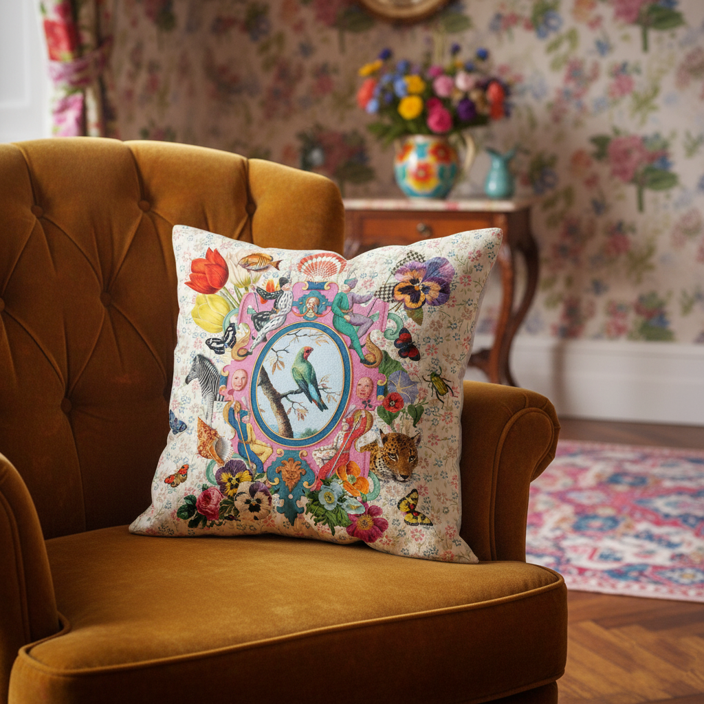 COUSSIN 40x40cm  - RHAPSODIE  - MOUCHKINE