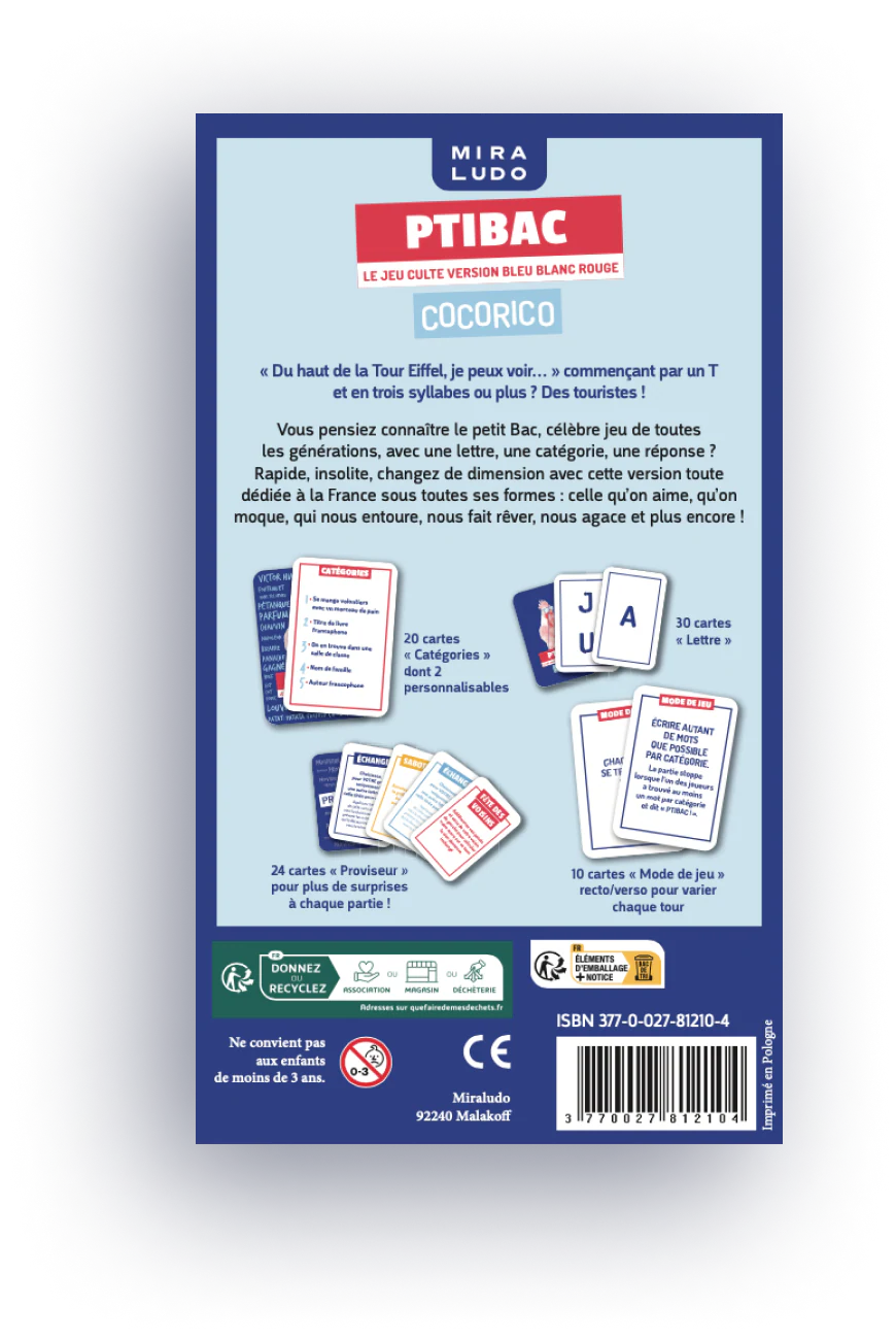 LE PTI BAC COCORICO - MIRALUDO