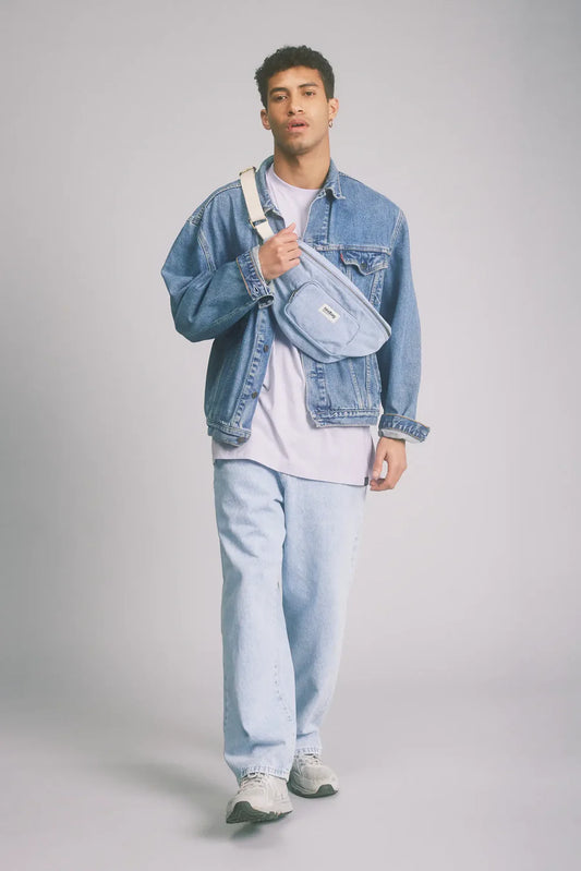 SAC BANANE SOFIA DENIM BLEU - HINDBAG