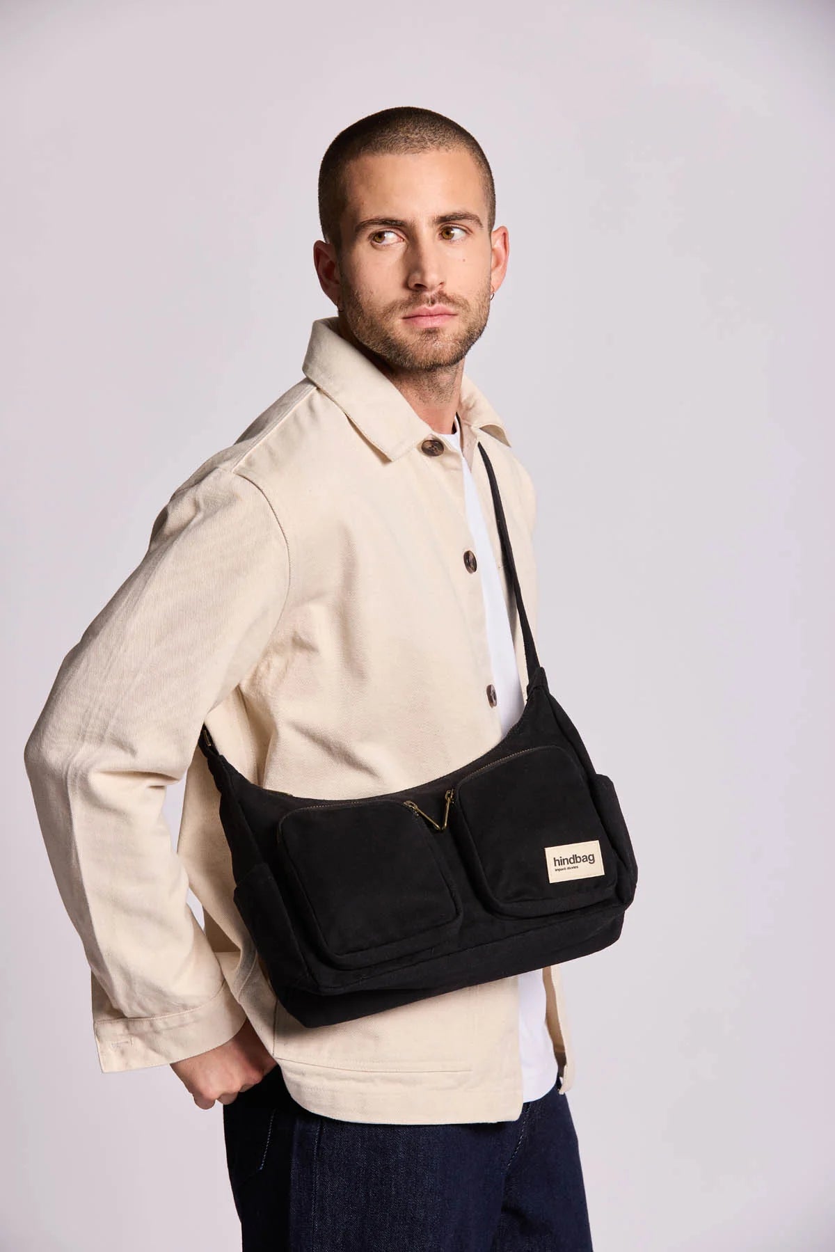 SAC MULTIPOCKET EMILE NOIR - HINDBAG