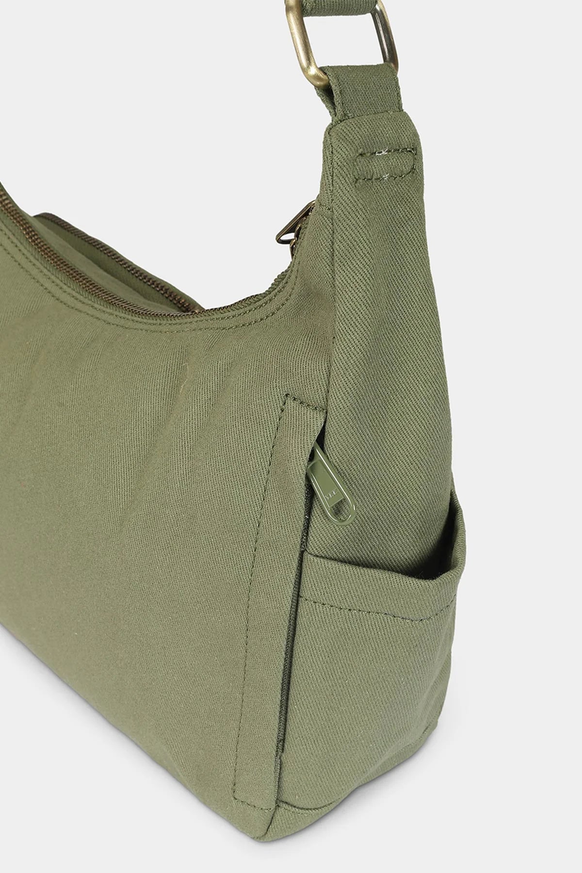 SAC MULTIPOCKET EMILE OLIVE - HINDBAG