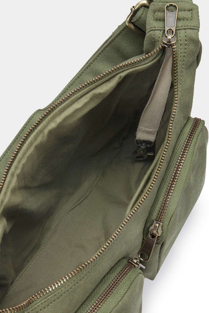 SAC MULTIPOCKET EMILE OLIVE - HINDBAG