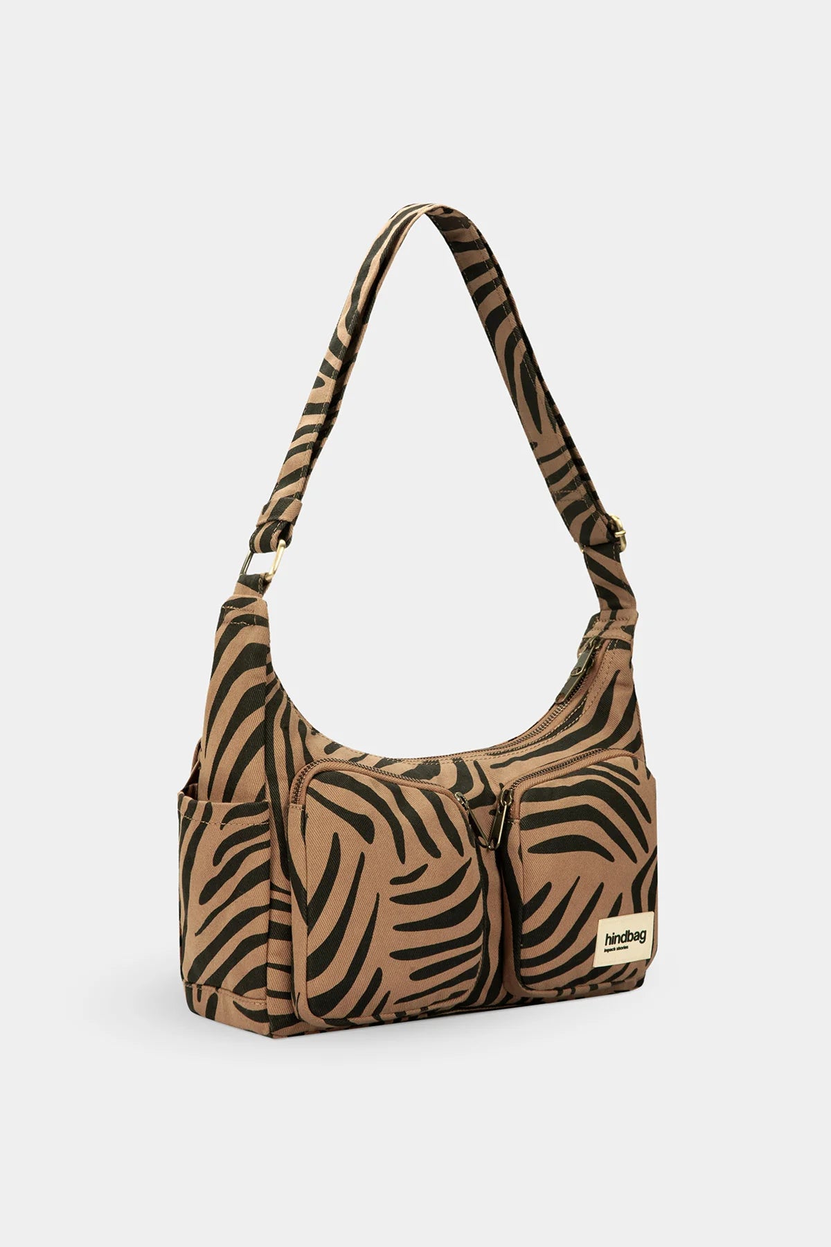 SAC MULTIPOCKET EMILE ZEBRE CANELLE - HINDBAG
