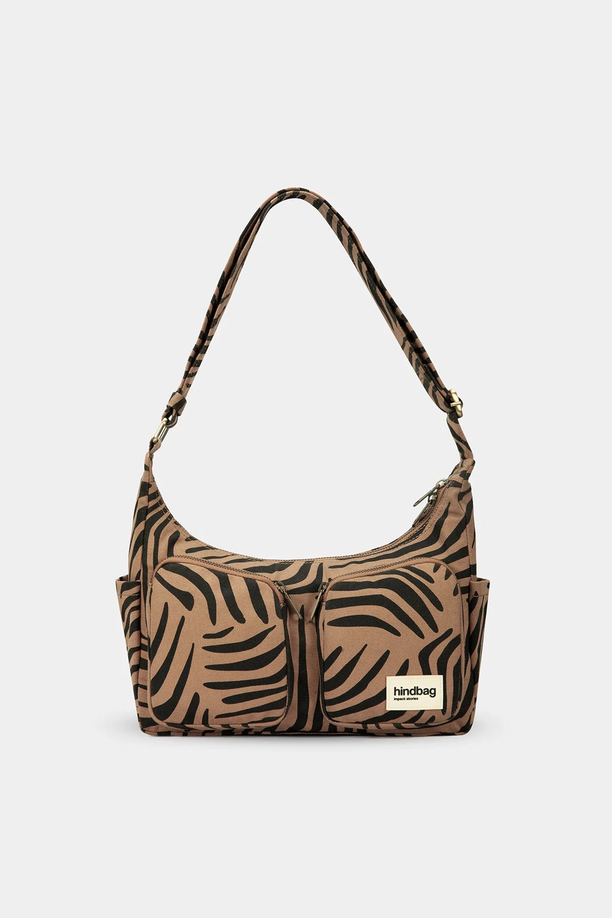 SAC MULTIPOCKET EMILE ZEBRE CANELLE - HINDBAG