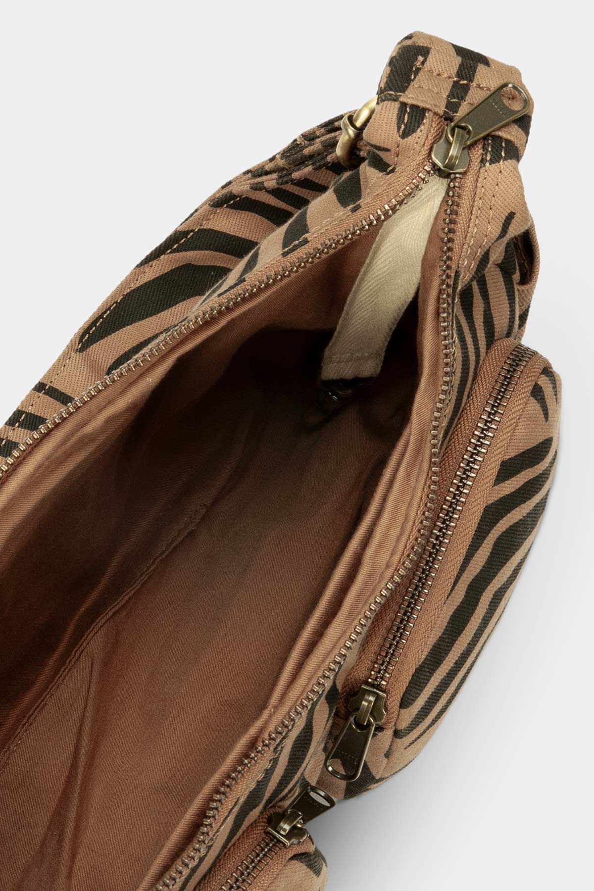 SAC MULTIPOCKET EMILE ZEBRE CANELLE - HINDBAG