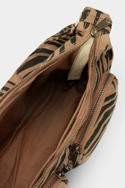 SAC MULTIPOCKET EMILE ZEBRE CANELLE - HINDBAG