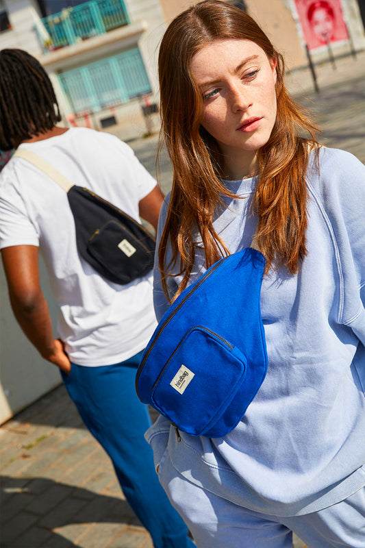 SAC BANANE SOFIA BLEU ELECTRIQUE - HINDBAG