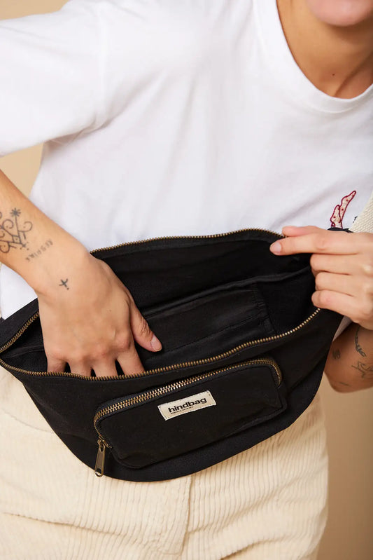 SAC BANANE SOFIA NOIR - HINDBAG