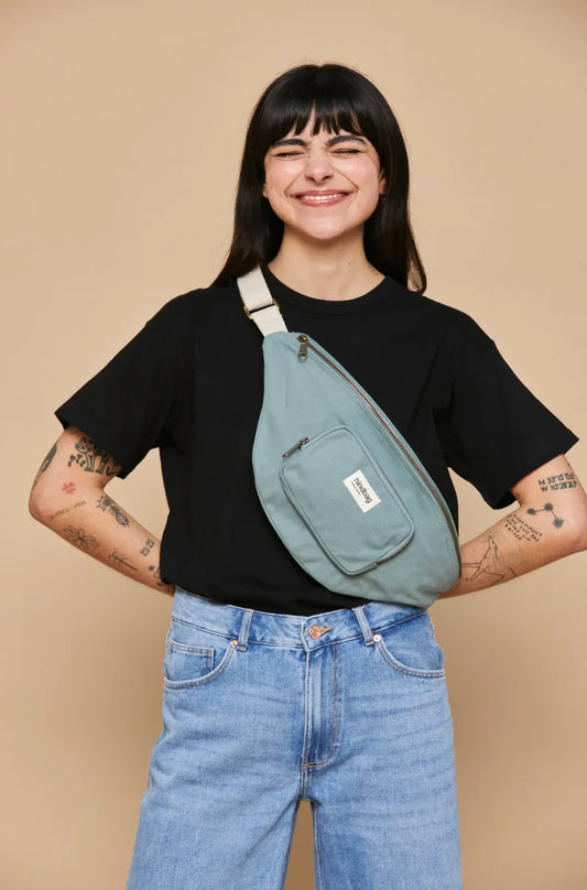 SAC BANANE SOFIA SAUGE - HINDBAG