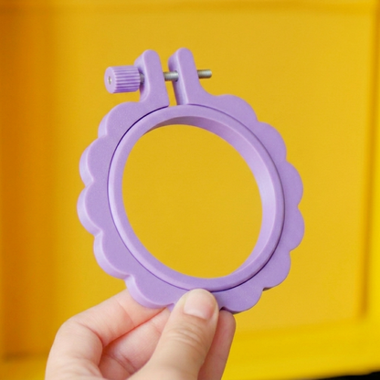 TAMBOUR A BRODER IMPRIMÉ EN 3D - GRAND MODELE  - LADY AUTONAUTA
