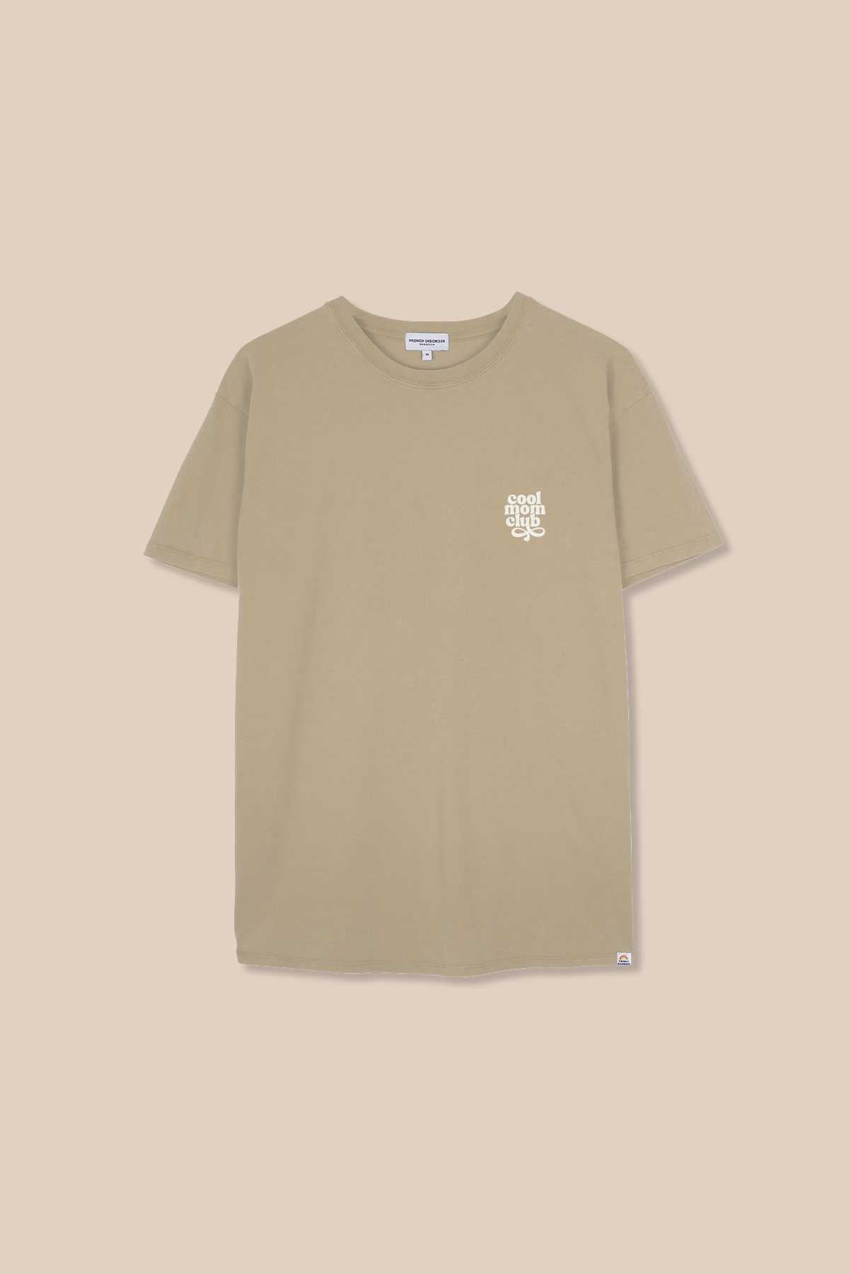 T-SHIRT MIKA COOL MOM CLUB - TAUPE - FRENCH DISORDER