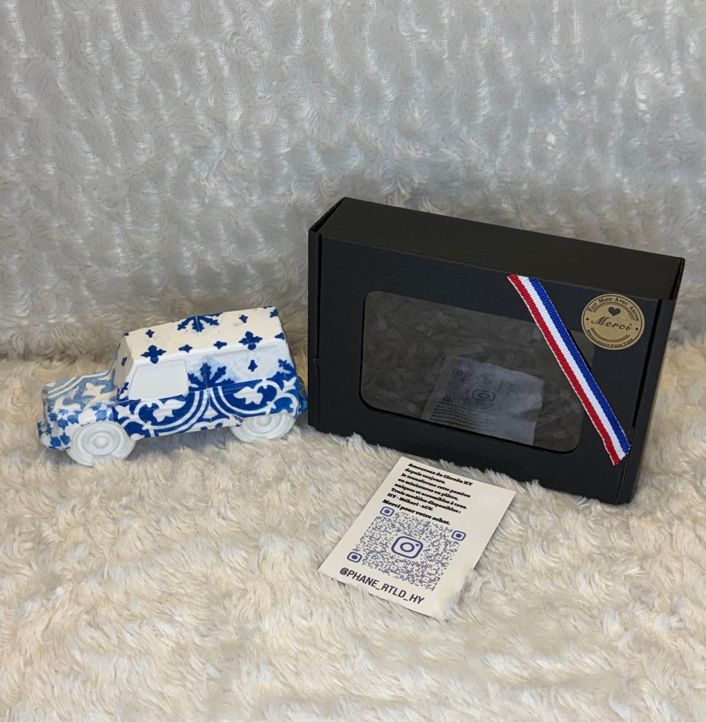 CAMION EN PLÂTRE - MEHARI CARREAUX CIMENT - STEPH RTLD